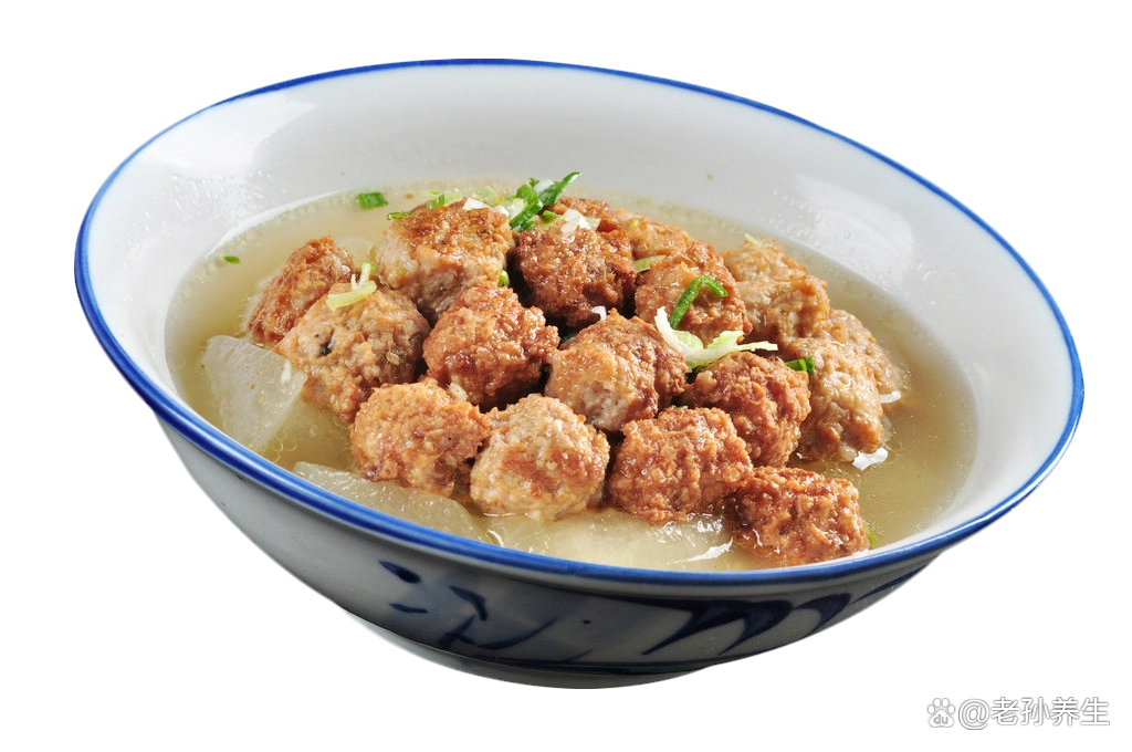 清热解毒汤:冬瓜肉丸汤